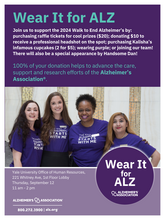 Wear IT for ALZ Flyer