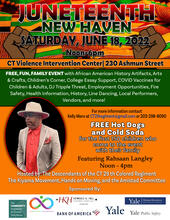 Juneteenth New Haven 2022 Flyer