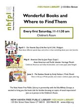 Wonderful Books and Where to Find Them Flyer