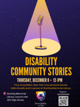 Disability Community Stories Flyer