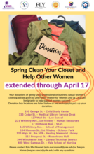 Women&rsquo;s Clothing Drive Flyer