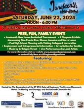 Juneteenth New Haven 2024 Flyer